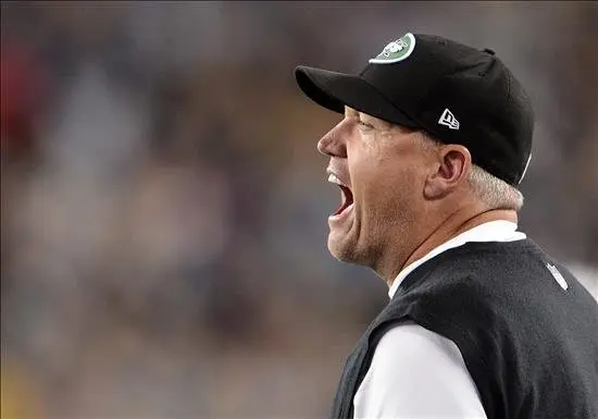 En la imagen, el nuevo entrenador en jefe de los Bills de Buffalo, Rex Ryan. EFE/Archivo