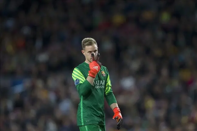 Ter Stegen pasa por el dentista y no se entrenará durante toda la semana