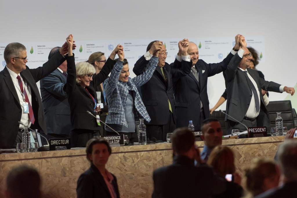 FRANCE, Paris: World leaders reached a climate agreement on December 12, 2015, in Paris.The COP21 pact aims to curb global warming to less than 2C (3.6F) by the end of the century. Almost 200 countries took part in negotiations in the French capital FRANCE, Paris: World leaders reached a climate agreement on December 12, 2015, in Paris.The COP21 pact aims to curb global warming to less than 2C (3.6F) by the end of the century. Almost 200 countries took part in negotiations in the French capital